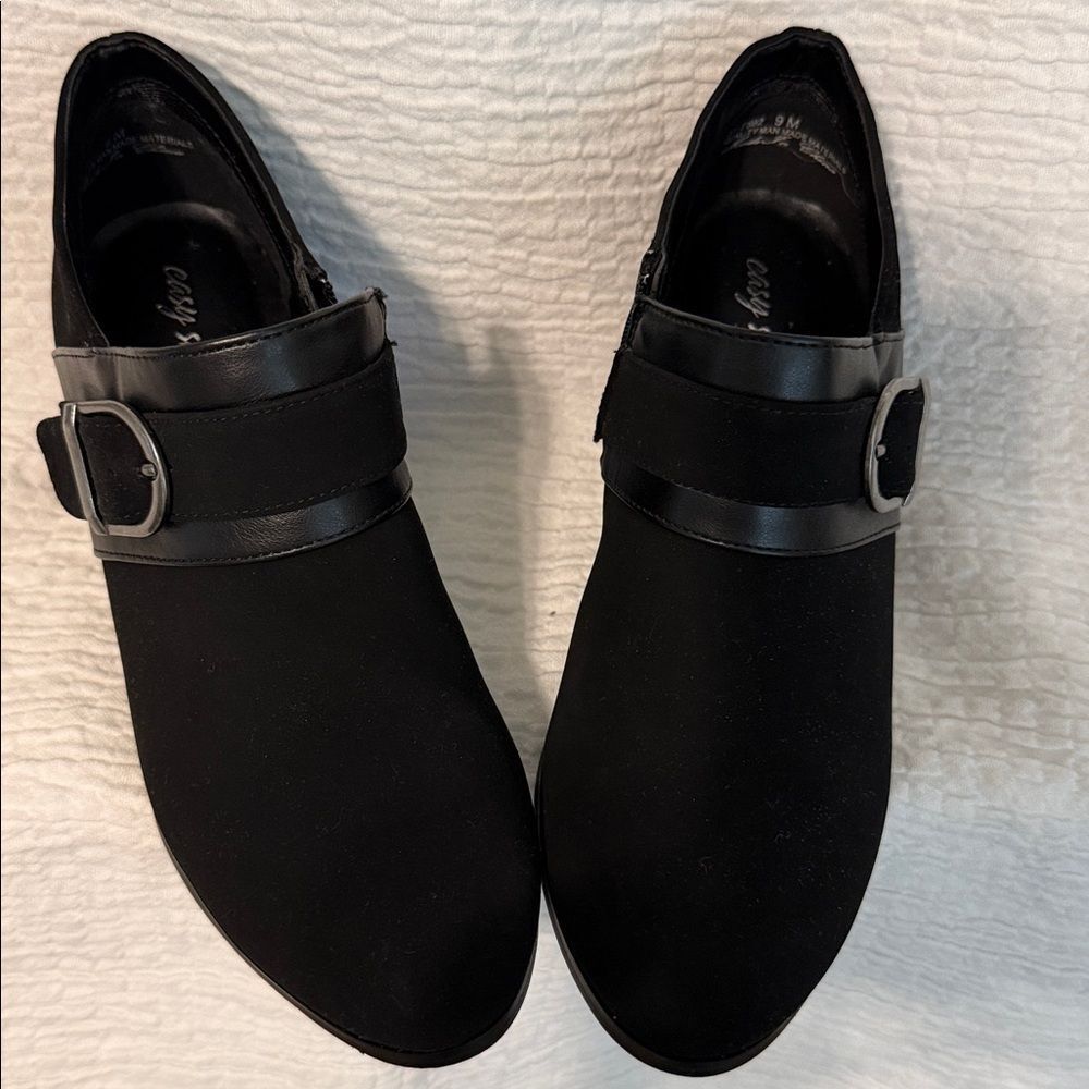 Easy Street Della Black Women's Heeled Shoes - Picture 4 of 12